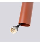 Pendant tube lamps - Sollux LAGOS 3P ochre red pendant lamp SL.1492 - product 5