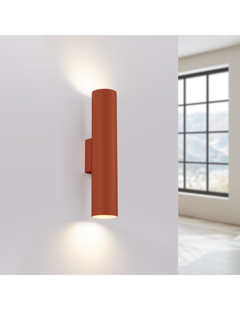 Tube wall lamps - Sollux Wall lamp LAGOS 2 ochre red SL.1493 - product kolory-swiatla.pl 3
