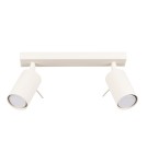 Adjustable ceiling lamps - spots - Sollux Plafond RING 2 beige SL.1495 - product 1