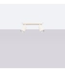 Adjustable ceiling lamps - spots - Sollux Plafond RING 2 beige SL.1495 - product 2