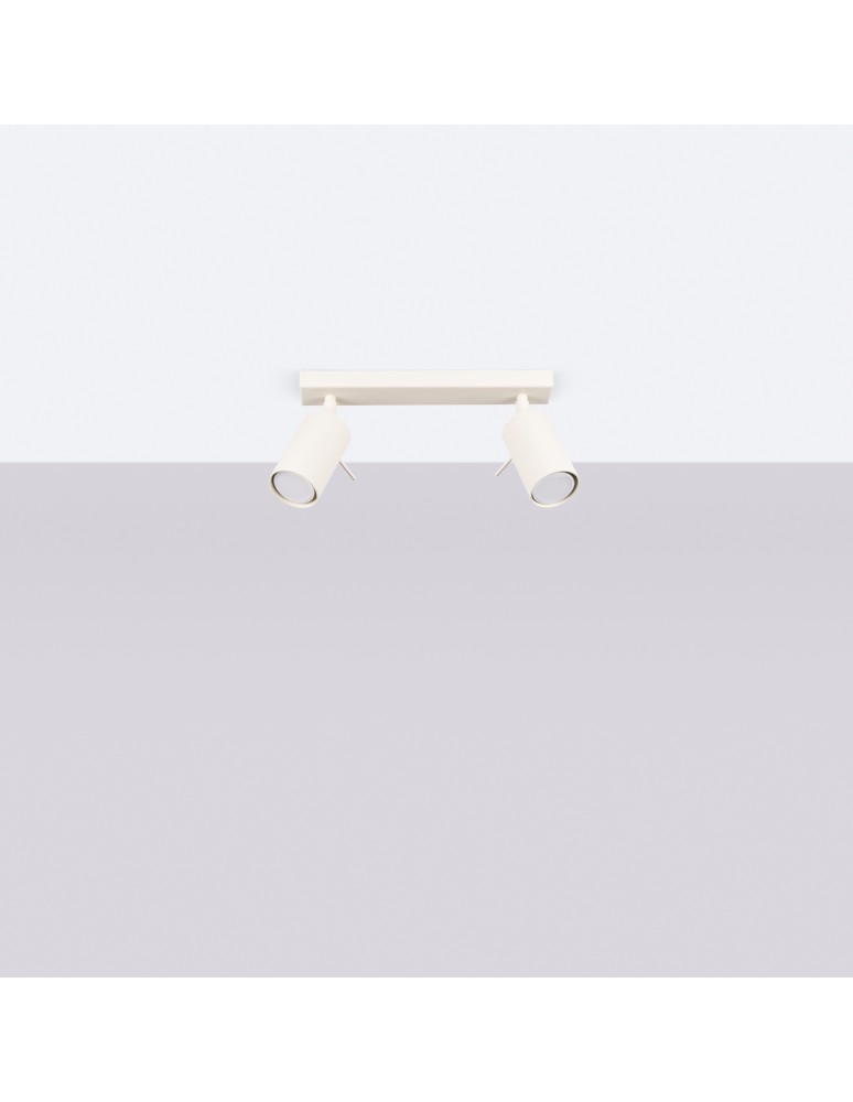 Adjustable ceiling lamps - spots - Sollux Plafond RING 2 beige SL.1495 - product kolory-swiatla.pl 2