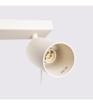 Adjustable ceiling lamps - spots - Sollux Plafond RING 2 beige SL.1495 - product 5