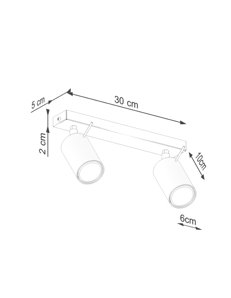 Adjustable ceiling lamps - spots - Sollux Plafond RING 2 beige SL.1495 - product kolory-swiatla.pl 9