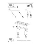 Adjustable ceiling lamps - spots - Sollux Plafond RING 2 beige SL.1495 - product 10