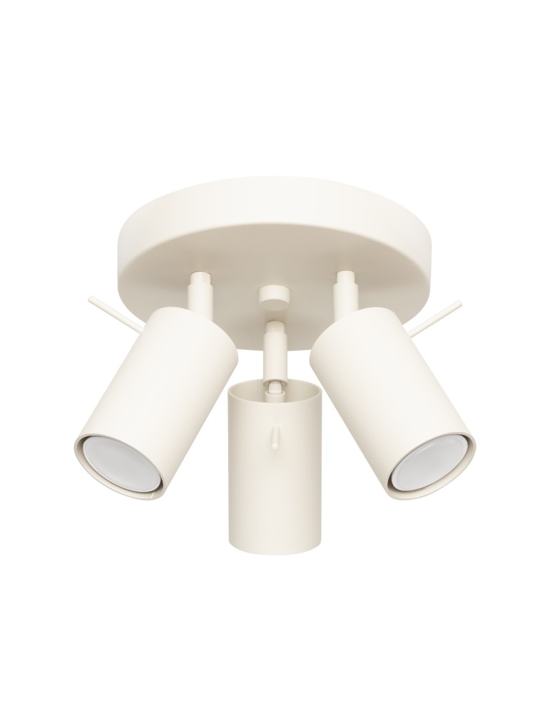 Adjustable ceiling lamps - spots - Sollux Plafond RING 3P beige SL.1497 - product kolory-swiatla.pl 1