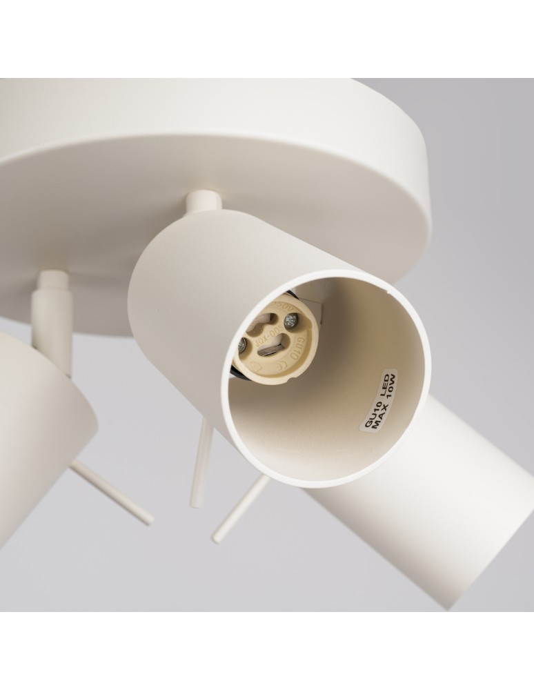 Adjustable ceiling lamps - spots - Sollux Plafond RING 3P beige SL.1497 - product kolory-swiatla.pl 5