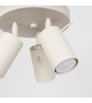 Adjustable ceiling lamps - spots - Sollux Plafond RING 3P beige SL.1497 - product 7