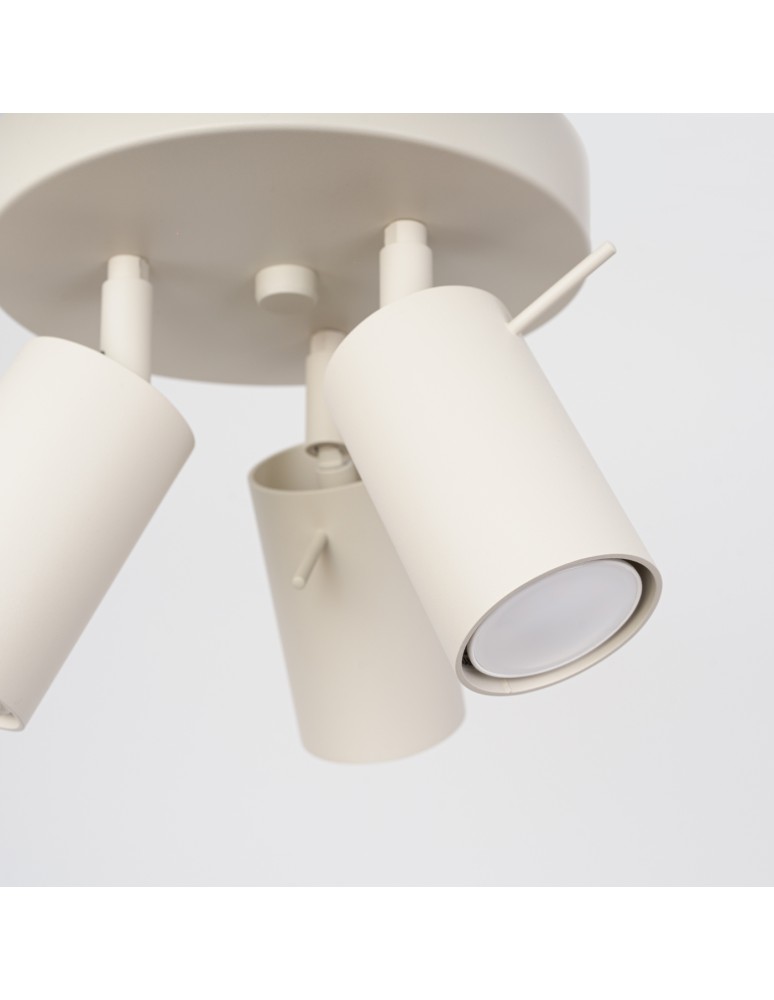Adjustable ceiling lamps - spots - Sollux Plafond RING 3P beige SL.1497 - product kolory-swiatla.pl 7