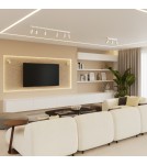 Adjustable ceiling lamps - spots - Sollux Plafond RING 3P beige SL.1497 - product 11