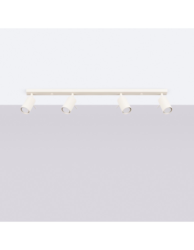 Adjustable ceiling lamps - spots - Sollux Plafond RING 4L beige SL.1498 - product kolory-swiatla.pl 2