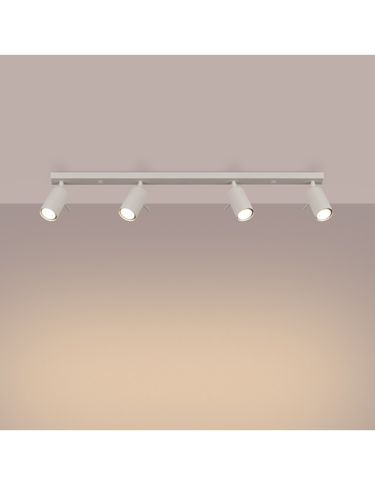 Adjustable ceiling lamps - spots - Sollux Plafond RING 4L beige SL.1498 - product kolory-swiatla.pl 3