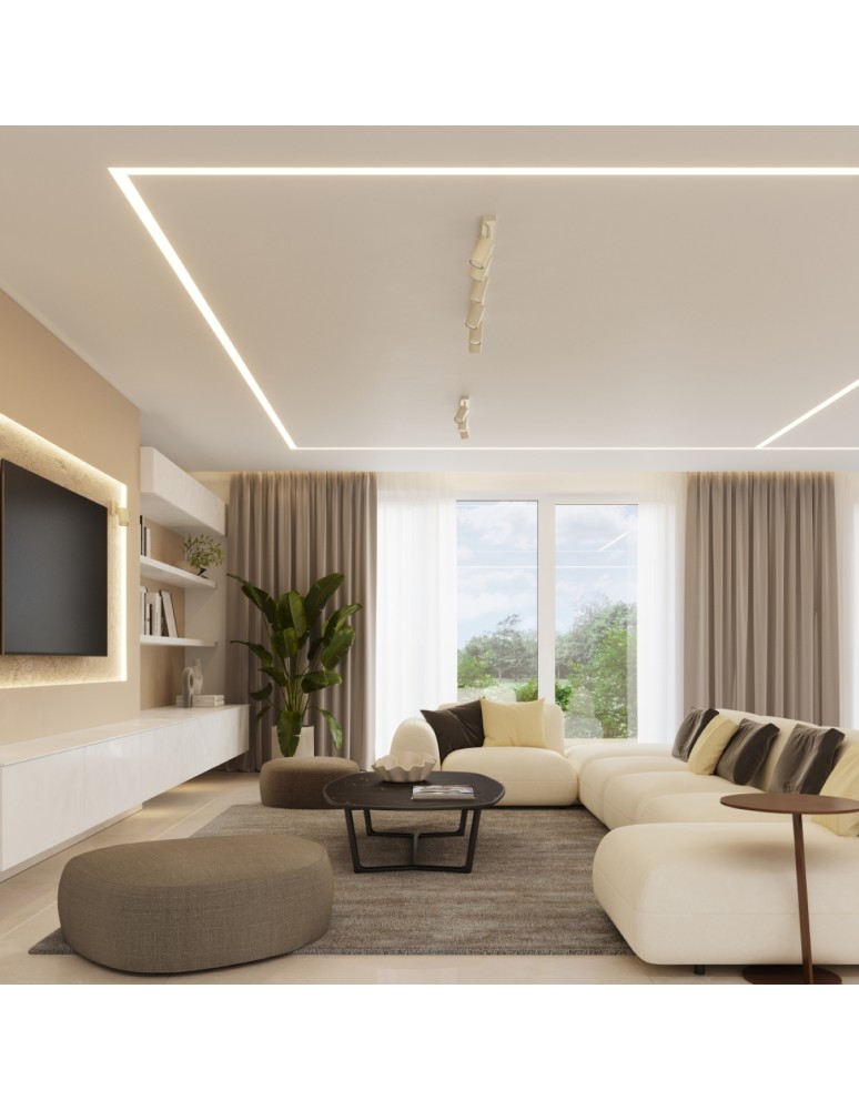 Adjustable ceiling lamps - spots - Sollux Plafond RING 4L beige SL.1498 - product kolory-swiatla.pl 11