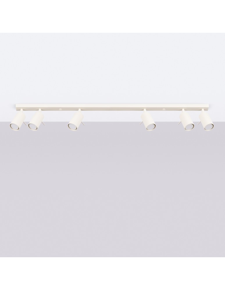 Adjustable ceiling lamps - spots - Sollux Plafond RING 6L beige SL.1499 - product kolory-swiatla.pl 2