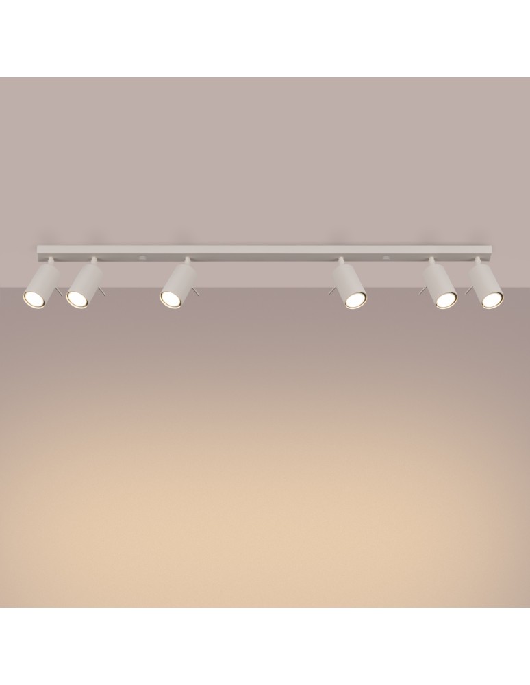 Adjustable ceiling lamps - spots - Sollux Plafond RING 6L beige SL.1499 - product kolory-swiatla.pl 3