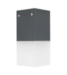 Outdoor ceiling lamps - SU-MA CUBE MAX 1x20W E27 230V Dark Ash CB-MAX S DG Plafond - product 1