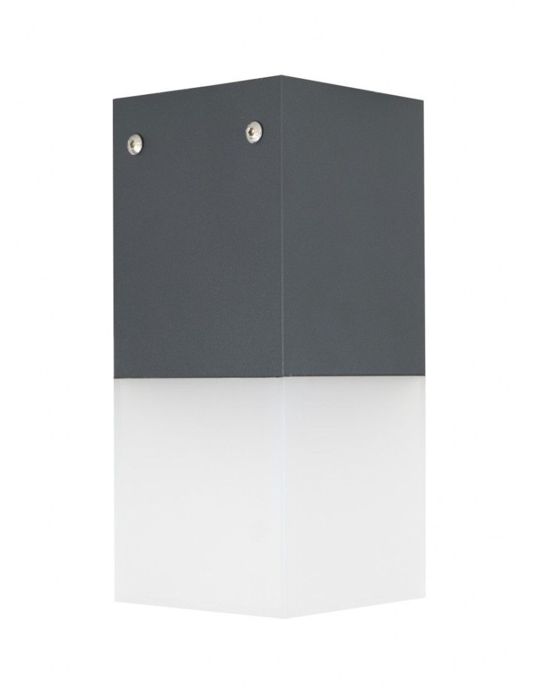 Outdoor ceiling lamps - SU-MA CUBE MAX 1x20W E27 230V Dark Ash CB-MAX S DG Plafond - product kolory-swiatla.pl 1