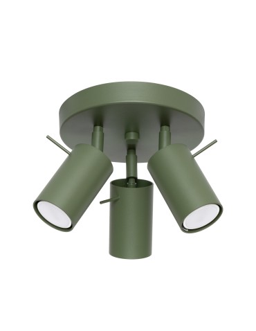 Sollux Plafond RING 3P olive green SL.1503