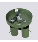 Adjustable ceiling lamps - spots - Sollux Plafond RING 3P olive green SL.1503 - product 4