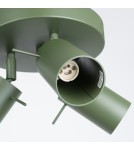 Adjustable ceiling lamps - spots - Sollux Plafond RING 3P olive green SL.1503 - product 5