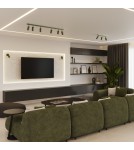 Adjustable ceiling lamps - spots - Sollux Plafond RING 3P olive green SL.1503 - product 11