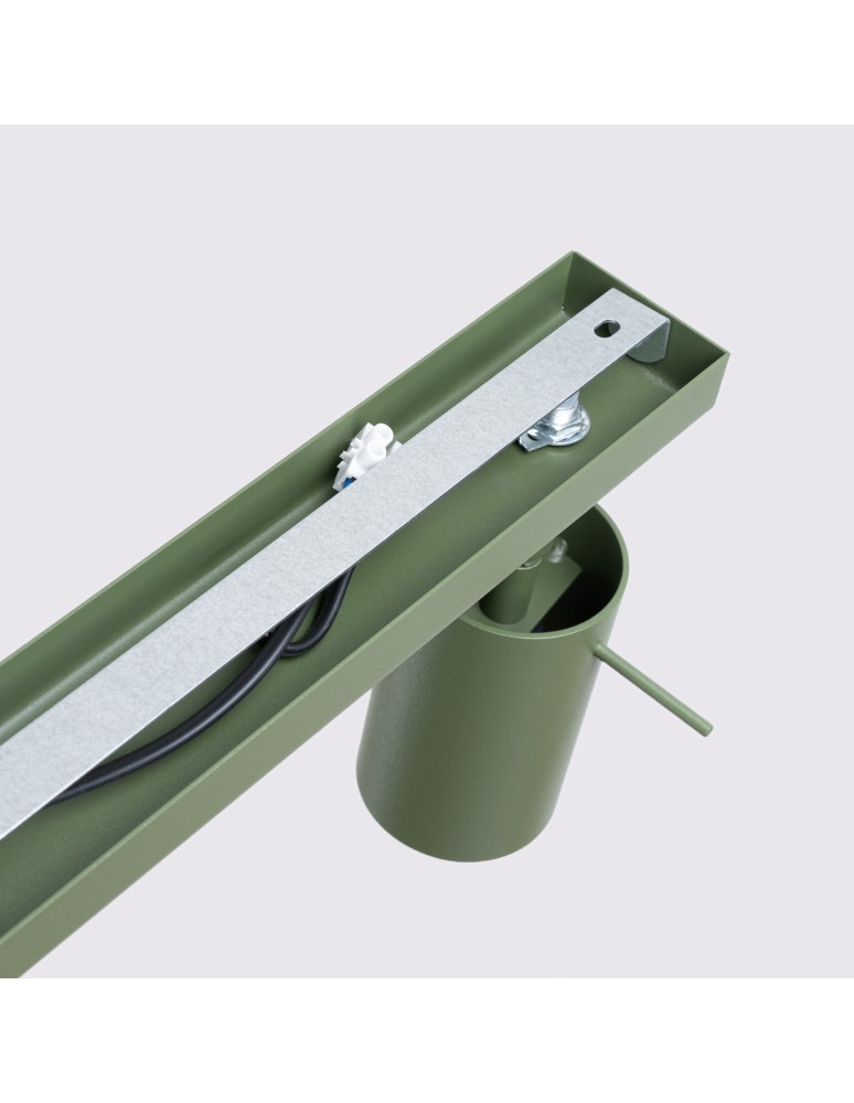 Adjustable ceiling lamps - spots - Sollux Plafond RING 4L olive green SL.1504 - product kolory-swiatla.pl 4