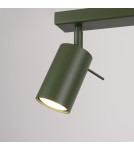 Adjustable ceiling lamps - spots - Sollux Plafond RING 4L olive green SL.1504 - product 6