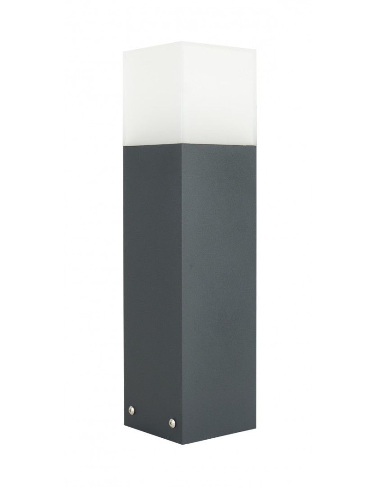 Standing garden lamps - SU-MA CUBE MAX 40cm 1x20W E27 230V Dark Ash CB-MAX 400 DG Standing. - product kolory-swiatla.pl 1
