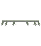 Adjustable ceiling lamps - spots - Sollux Plafond RING 6L olive green SL.1505 - product 1