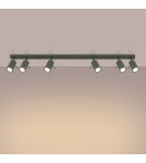 Adjustable ceiling lamps - spots - Sollux Plafond RING 6L olive green SL.1505 - product 3