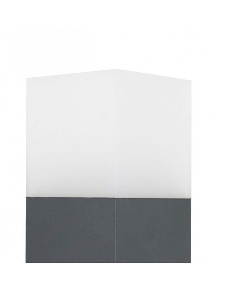 Standing garden lamps - SU-MA CUBE MAX 40cm 1x20W E27 230V Dark Ash CB-MAX 400 DG Standing. - product kolory-swiatla.pl 2