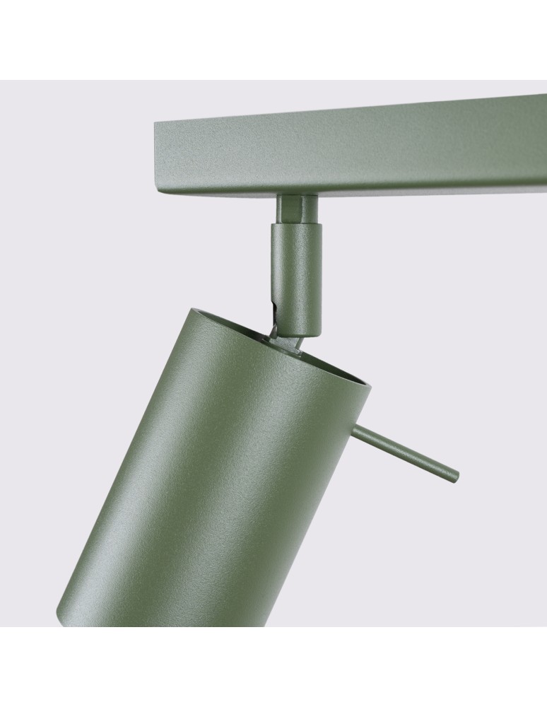 Adjustable ceiling lamps - spots - Sollux Plafond RING 6L olive green SL.1505 - product kolory-swiatla.pl 8