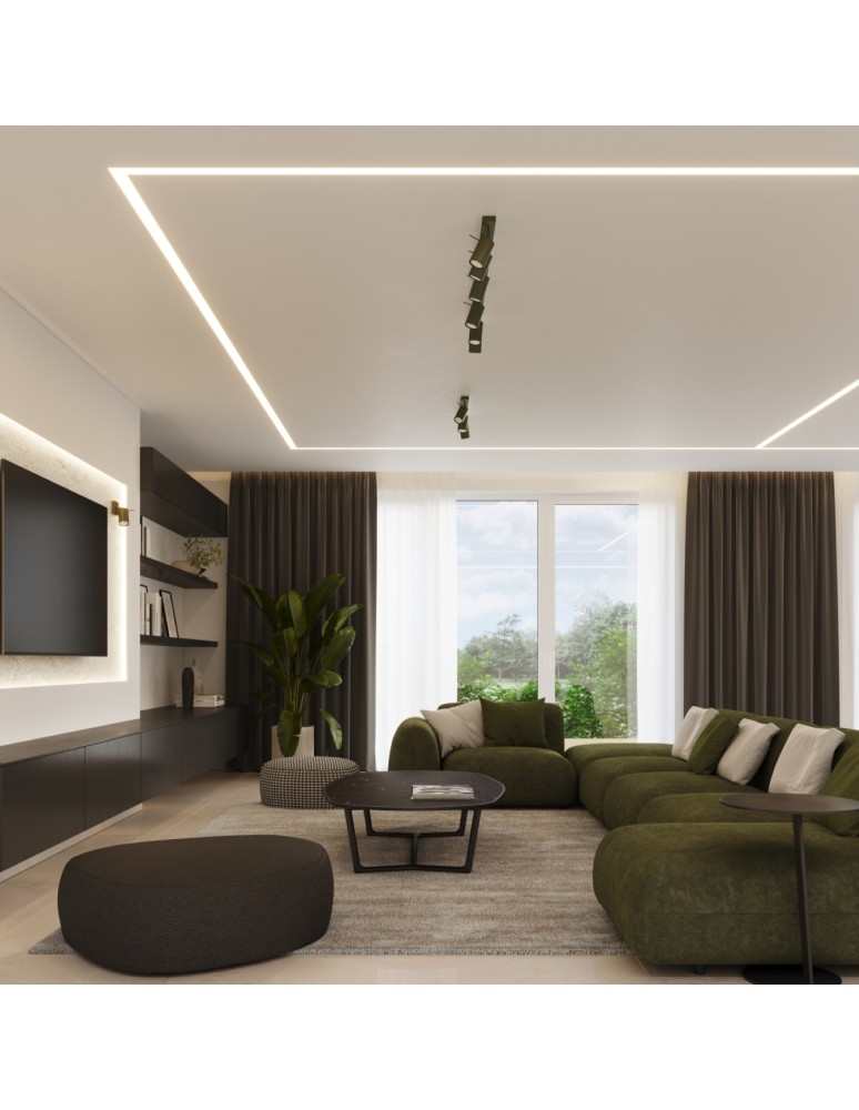 Adjustable ceiling lamps - spots - Sollux Plafond RING 6L olive green SL.1505 - product kolory-swiatla.pl 11