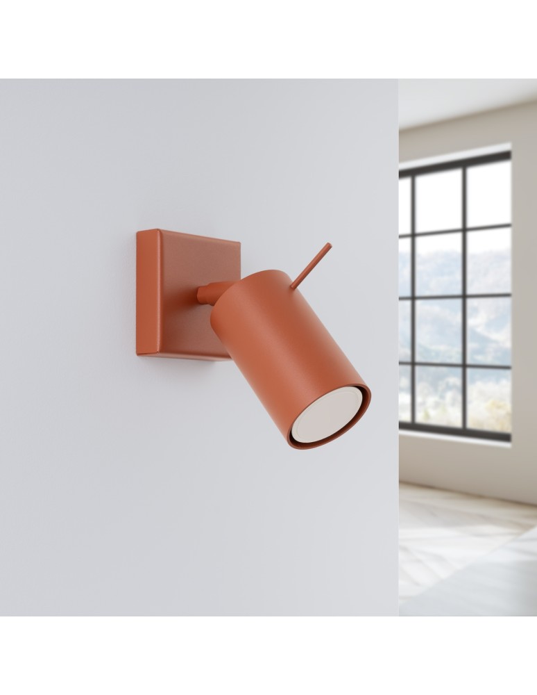 Adjustable wall lamps - Sollux Wall lamp RING ochre red SL.1506 - product kolory-swiatla.pl 2