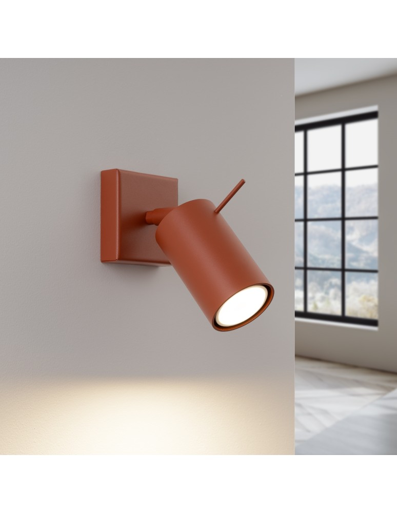 Adjustable wall lamps - Sollux Wall lamp RING ochre red SL.1506 - product kolory-swiatla.pl 3