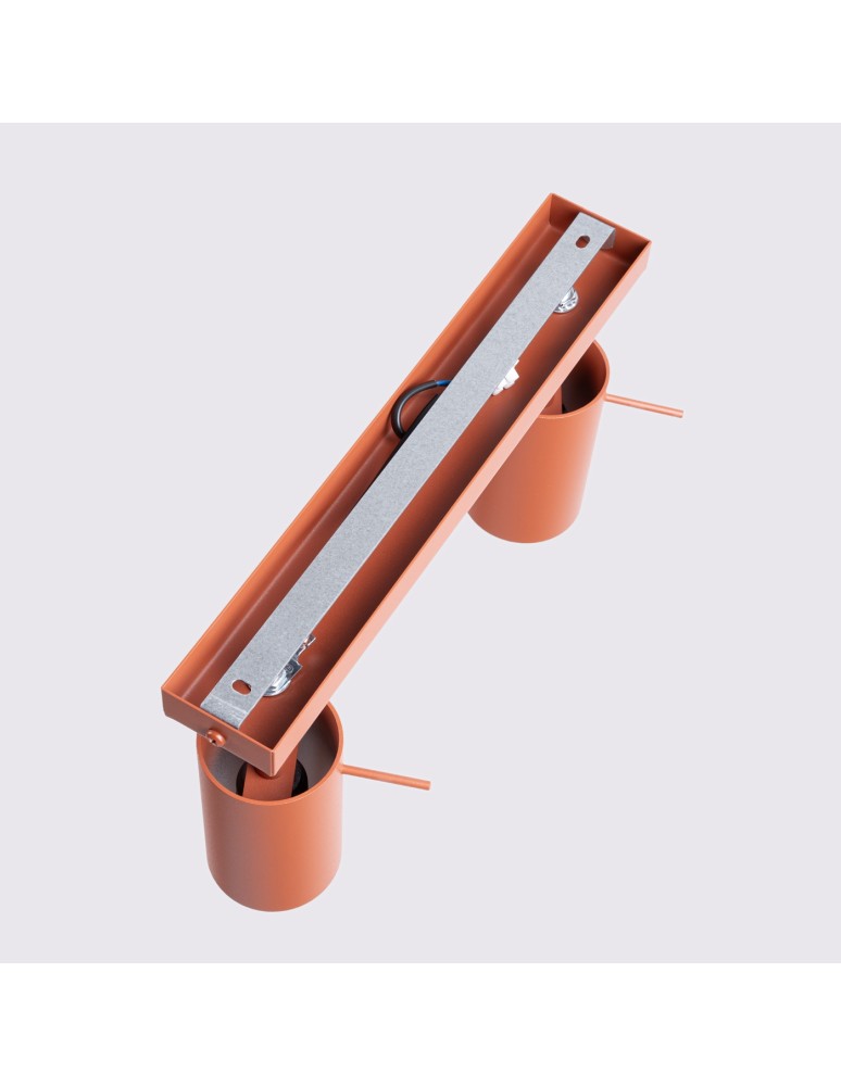 Adjustable ceiling lamps - spots - Sollux Plafond RING 2 ochre red SL.1507 - product kolory-swiatla.pl 4