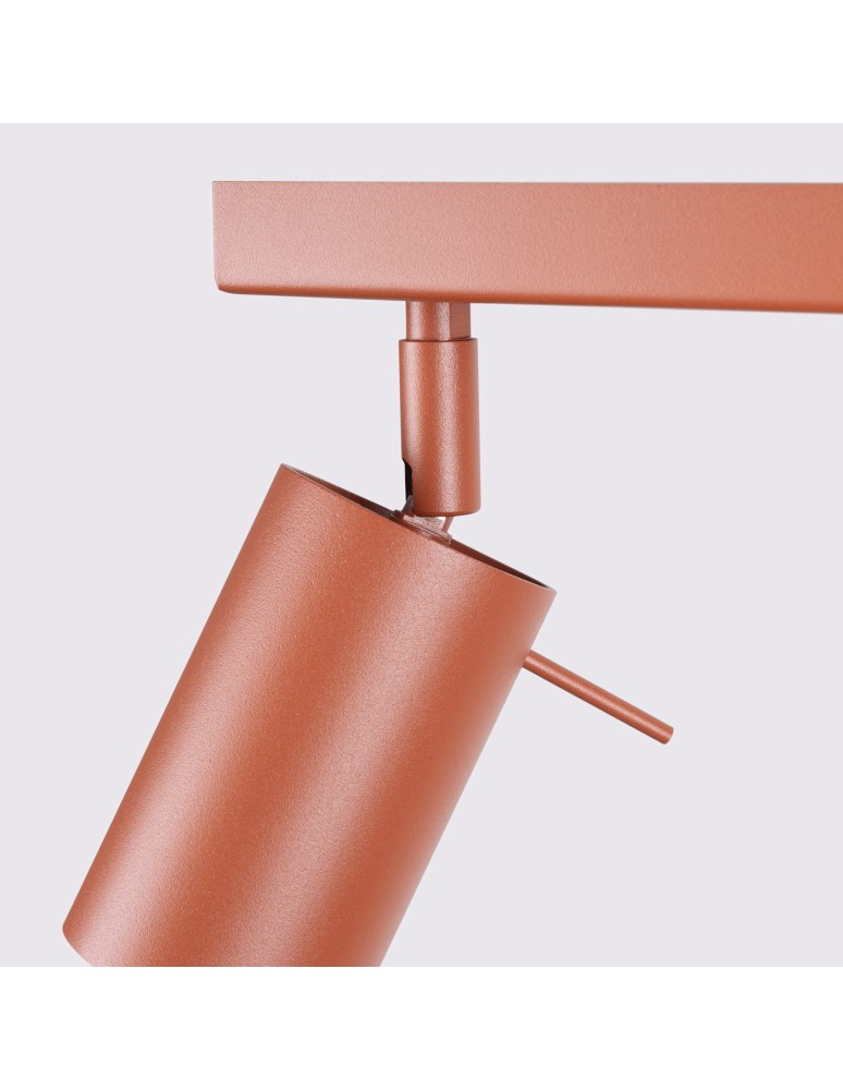 Adjustable ceiling lamps - spots - Sollux Plafond RING 2 ochre red SL.1507 - product kolory-swiatla.pl 8