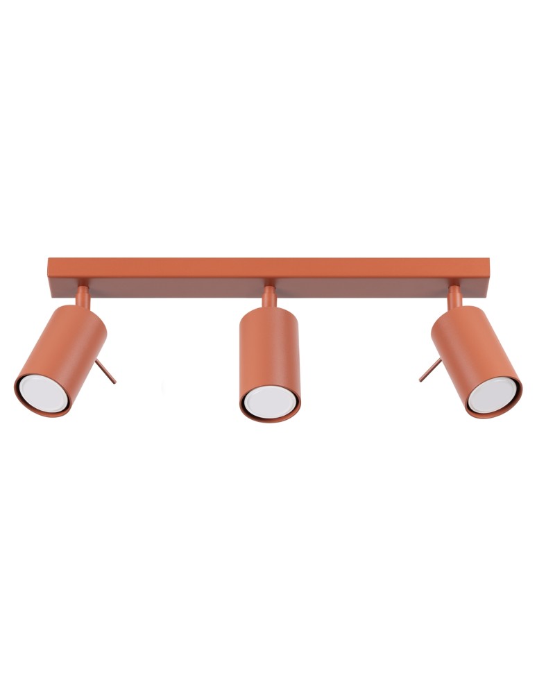 Adjustable ceiling lamps - spots - Sollux Plafond RING 3L ochre red SL.1508 - product kolory-swiatla.pl 1