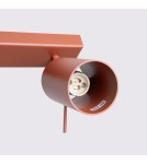 Adjustable ceiling lamps - spots - Sollux Plafond RING 3L ochre red SL.1508 - product 5