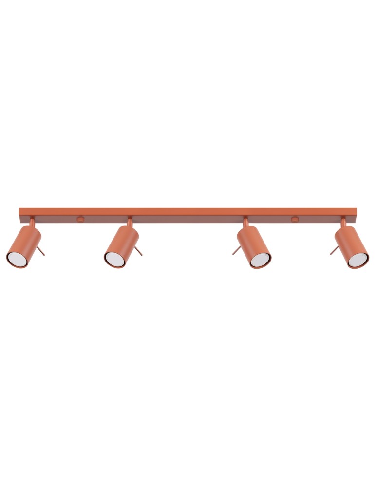 Adjustable ceiling lamps - spots - Sollux Plafond RING 4L ochre red SL.1510 - product kolory-swiatla.pl 1