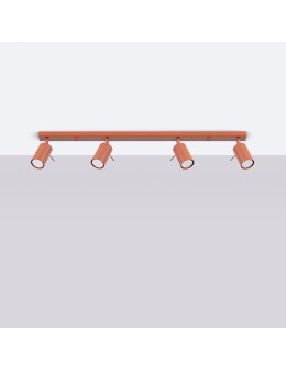 Sollux Plafon RING 4L ochra czerwona SL.1510 - produkt 2