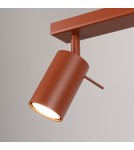 Adjustable ceiling lamps - spots - Sollux Plafond RING 4L ochre red SL.1510 - product 6