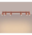 Adjustable ceiling lamps - spots - Sollux Plafond RING 6L ochre red SL.1511 - product 3