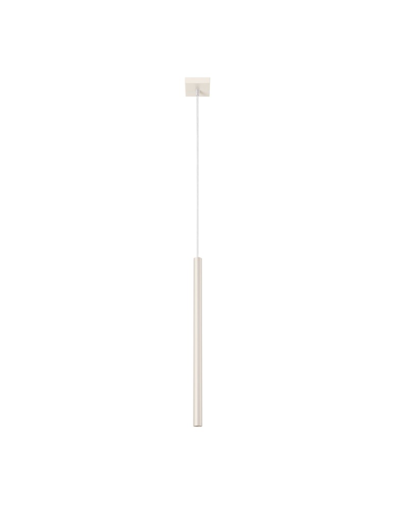 Pendant tube lamps - Sollux PASTELO 1 pendant lamp beige SL.1512 - product kolory-swiatla.pl 1