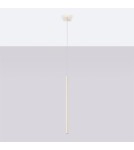 Pendant tube lamps - Sollux PASTELO 1 pendant lamp beige SL.1512 - product 2
