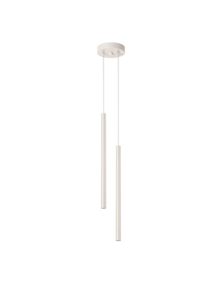 Pendant tube lamps - Sollux PASTELO 2 pendant lamp beige SL.1513 - product kolory-swiatla.pl 1