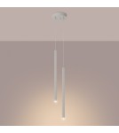 Pendant tube lamps - Sollux PASTELO 2 pendant lamp beige SL.1513 - product 3