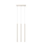 Pendant tube lamps - Sollux PASTELO 3 beige pendant lamp SL.1514 - product 1