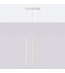 Pendant tube lamps - Sollux PASTELO 3 beige pendant lamp SL.1514 - product 2