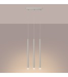 Pendant tube lamps - Sollux PASTELO 3 beige pendant lamp SL.1514 - product 3