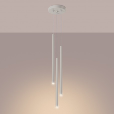 Sollux Lampa wisząca PASTELO 3P beżowa SL.1515